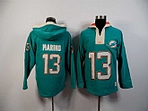 Miami Dolphins #13 Dan Marino Green 2015 New Stitched Hoodie,baseball caps,new era cap wholesale,wholesale hats