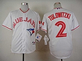 Toronto Blue Jays #2 Tulowitzki 2015 White Cool Base Jerseys,baseball caps,new era cap wholesale,wholesale hats