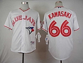 Toronto Blue Jays #66 Kawasaki 2015 White Cool Base Jerseys,baseball caps,new era cap wholesale,wholesale hats