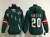 Womens Minnesota Wilds #20 Ryan Suter Green Stitched Hoodie,baseball caps,new era cap wholesale,wholesale hats