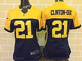 Womens Nike Green Bay Packers #21 Clinton-Dix Yellow-Blue Game Jerseys,baseball caps,new era cap wholesale,wholesale hats