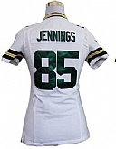 Womens Nike Green Bay Packers #85 Jennings White Game Jerseys,baseball caps,new era cap wholesale,wholesale hats