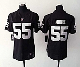 Womens Nike Oakland Raiders #55 Moore Black Team Color Game Jerseys,baseball caps,new era cap wholesale,wholesale hats