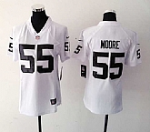Womens Nike Oakland Raiders #55 Moore White Team Color Game Jerseys,baseball caps,new era cap wholesale,wholesale hats