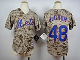 Youth New York Mets #48 Jacob Degrom 2015 Camo Jerseys,baseball caps,new era cap wholesale,wholesale hats