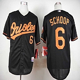 Baltimore Orioles #6 Schoop Black Cool Base Jerseys,baseball caps,new era cap wholesale,wholesale hats