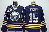 Buffalo Sabres #15 Eichel USA Flag Fashion Dark Blue Jerseys,baseball caps,new era cap wholesale,wholesale hats