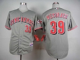 Cincinnati Reds #39 Devin Mesoraco Gray Cool Base Jerseys,baseball caps,new era cap wholesale,wholesale hats