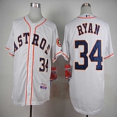 Houston Astros #34 Nolan Ryan 2015 White Cool Base Jerseys,baseball caps,new era cap wholesale,wholesale hats
