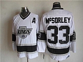 Los Angeles Kings #33 Marty McSorley CCM Throwback White Jerseys,baseball caps,new era cap wholesale,wholesale hats