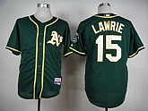 Oakland Athletics #15 Lawrie Green Cool Base Jerseys,baseball caps,new era cap wholesale,wholesale hats