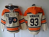 Philadelphia Flyers #93 Jakub Voracek Cream Hoodie,baseball caps,new era cap wholesale,wholesale hats