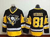 Pittsburgh Penguins #81 Phil Kessel Black-Yellow Third Jerseys,baseball caps,new era cap wholesale,wholesale hats