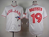 Toronto Blue Jays #19 Jose Bautista 2015 White Canada Day Home Jerseys,baseball caps,new era cap wholesale,wholesale hats
