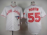 Toronto Blue Jays #55 Russell Martin 2015 White Canada Day Home Jerseys,baseball caps,new era cap wholesale,wholesale hats