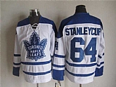 Toronto Maple Leafs #64 Stanleycup CCM Throwback White Jerseys,baseball caps,new era cap wholesale,wholesale hats