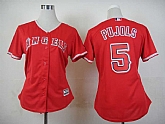 Womens Los Angeles Angels of Anaheim #5 Albert Pujols 2015 Red Cool Base Jerseys,baseball caps,new era cap wholesale,wholesale hats