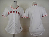 Womens Los Angeles Angels of Anaheim Blank 2015 White Cool Base Jerseys,baseball caps,new era cap wholesale,wholesale hats