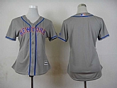 Womens New York Mets Blank 2015 Gray Cool Base Jerseys,baseball caps,new era cap wholesale,wholesale hats