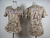 Womens San Diego Padres #4 Wil Myers 2014 Camo Jerseys,baseball caps,new era cap wholesale,wholesale hats