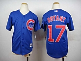 Youth Chicago Cubs #17 Bryant Blue Cool Base Jerseys,baseball caps,new era cap wholesale,wholesale hats