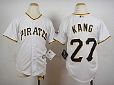 Youth Pittsburgh Pirates #27 Kang 2015 White Cool Base Jerseys,baseball caps,new era cap wholesale,wholesale hats