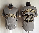 Majestic Pittsburgh Pirates #22 Andrew McCutchen Gray 2015 MLB Stitched Jerseys,baseball caps,new era cap wholesale,wholesale hats