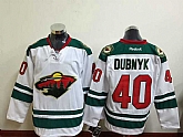 Minnesota Wilds #40 Dubnyk White Jerseys,baseball caps,new era cap wholesale,wholesale hats