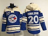 Toronto Blue Jays #20 Josh Donaldson Blue Stitched Hoodie,baseball caps,new era cap wholesale,wholesale hats