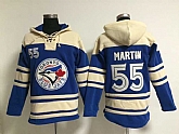 Toronto Blue Jays #55 Russell Martin Blue Stitched Hoodie,baseball caps,new era cap wholesale,wholesale hats