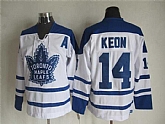 Toronto Maple Leafs #14 Dave Keon White CCM Throwback Third Jerseys,baseball caps,new era cap wholesale,wholesale hats