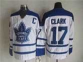 Toronto Maple Leafs #17 Wendel Clark White CCM Throwback Third Jerseys,baseball caps,new era cap wholesale,wholesale hats