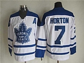 Toronto Maple Leafs #7 Tim Horton White CCM Throwback Third Jerseys,baseball caps,new era cap wholesale,wholesale hats
