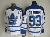Toronto Maple Leafs #93 Doug Gilmour White CCM Throwback Third Jerseys,baseball caps,new era cap wholesale,wholesale hats