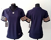 Womens Nike Chicago Bears Blank Dark Blue Team Color Game Jerseys,baseball caps,new era cap wholesale,wholesale hats