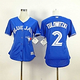 Womens Toronto Blue Jays #2 Tulowitzki 2015 Blue Majestic Stitched Jerseys,baseball caps,new era cap wholesale,wholesale hats