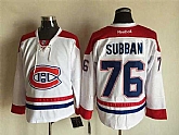 Montreal Canadiens #76 P.K Subban White CCM Throwback Jerseys,baseball caps,new era cap wholesale,wholesale hats