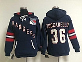 Womens New York Rangers #36 Mats Zuccarello Dark Blue Stitched Hoodie,baseball caps,new era cap wholesale,wholesale hats