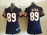 Womens Nike Chicago Bears #89 Mike Ditka Navy Blue Team Color Game Jerseys,baseball caps,new era cap wholesale,wholesale hats