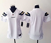 Womens Nike San Diego Chargers Blank White Team Color Game Jerseys,baseball caps,new era cap wholesale,wholesale hats