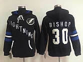 Womens Tampa Bay Lightning #30 Ben Bishop Black Stitched Hoodie,baseball caps,new era cap wholesale,wholesale hats