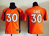 Youth Nike Denver Broncos #30 Terrell Davis Orange Team Color Game Jerseys,baseball caps,new era cap wholesale,wholesale hats