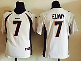 Youth Nike Denver Broncos #7 John Elway White Team Color Game Jerseys,baseball caps,new era cap wholesale,wholesale hats