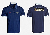 Baltimore Ravens Printed Team Logo 2015 Nike Polo Shirt (5)