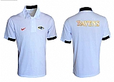 Baltimore Ravens Printed Team Logo 2015 Nike Polo Shirt (6)