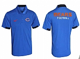 Chicago Bears Printed Team Logo 2015 Nike Polo Shirt (1),baseball caps,new era cap wholesale,wholesale hats