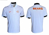 Chicago Bears Printed Team Logo 2015 Nike Polo Shirt (6)
