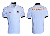 Cincinnati Bengals Printed Team Logo 2015 Nike Polo Shirt (6)