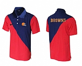 Cleveland Browns Printed Team Logo 2015 Nike Polo Shirt (2),baseball caps,new era cap wholesale,wholesale hats