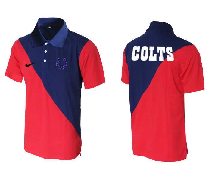 Indianapolis Colts Printed Team Logo 2015 Nike Polo Shirt (2)